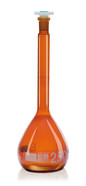 Volumetric flasks class A Brown glass, 500 ml, 19/26, 2 unit(s)