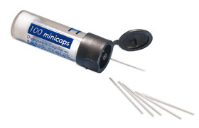 Kapillarpipetten minicaps, 5 µl, weiß