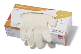 Disposable gloves ROTIPROTECT<sup>&reg;</sup> Latex comfort, Size: L (8-9)