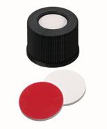 Schroefdoppen ROTILABO<sup>&reg;</sup> ND10 met boring, Silicone wit / PTFE rood, UltraClean