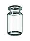 Headspace vials ROTILABO<sup>&reg;</sup> with beaded rim ND20 rounded bottom, Brown glass, DIN rolled edge, 10 ml