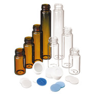 Sample vials ROTILABO<sup>&reg;</sup> with thread ND24 (EPA), Brown glass, 20 ml