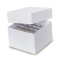 Accessories divider inserts for ROTILABO<sup>&reg;</sup> mini cryogenic box made of cardboard, Compartment size: 12,5 x 12,5 mm, No. of slots: 25, 5 x 5