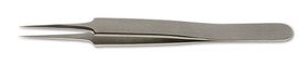 Precision tweezers DUMONT<sup>&reg;</sup> straight with extra fine tips Dumostar<sup>&reg;</sup>, 5