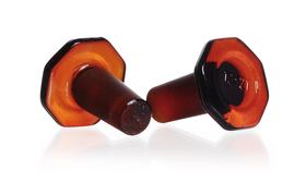 Stopper with standard taper brown glass, DURAN<sup><sup>&reg;</sup></sup> glass, solid, 24/29