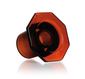 Stopper with standard taper brown glass, SBW glass, solid, 14/23