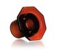 Stopper with standard taper brown glass, SBW glass, solid, 19/26