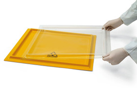 Protection tray SEKUROKA<sup>&reg;</sup> white, 570 x 540 x 20 mm