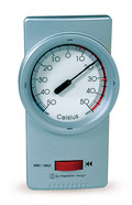 Maximum/minimum thermometer bimetal