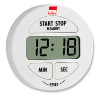 Minuteur ROTILABO<sup>&reg;</sup> avec fonction compte à rebours / chronomètre , blanc