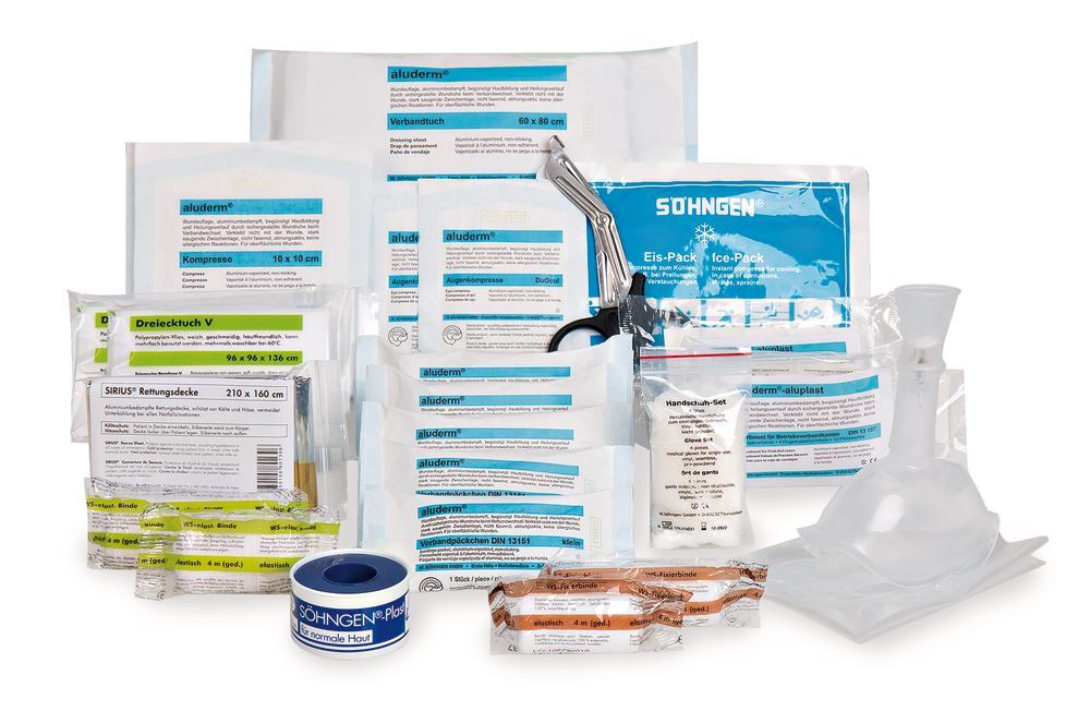 Refill pack First-aid equipment acc. to DIN 13157 for mobile first