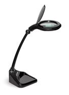 Magnifier lamp LED compact, black