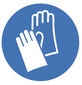 Safety symbols acc. to ISO 7010, Wear face shield, 100 mm