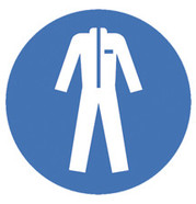 Safety symbols acc. to ISO 7010, Wear protective clothing, 200 mm