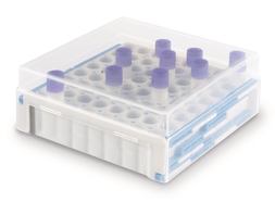 Bewaarbox Work2Store&trade; voor reactievaatjes en cryovials