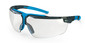 Schutzbrille i-3, farblos, anthrazit, blau