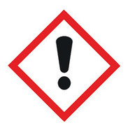 GHS hazardous substances labels to combine Pictogram, Exclamation mark