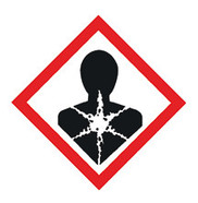 GHS hazardous substances labels to combine Pictogram, Health hazard