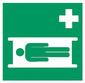 First aid and rescue signs acc. to ISO 7010 Adhesive film, Emergency exit, right, 200 x 400 mm