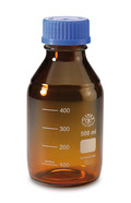 Screw top bottle ROTILABO<sup>&reg;</sup> brown glass, 500 ml, GL 45