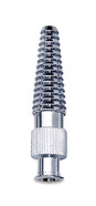 Luer hose connectors made of metal with conical ends, Suitable for: LLM/hose inner &#216; 5-9 mm
