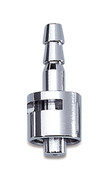 Luer hose connectors made of metal with straight ends, Suitable for: LLF/hose inner &#216; 3.0 mm
