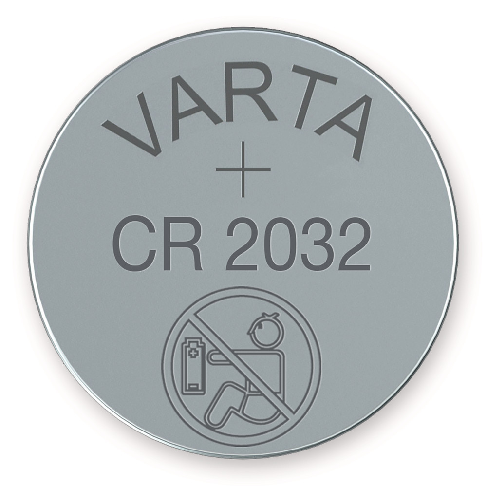 Pile bouton Varta, CR 2032, 230 mA