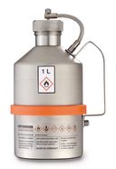 Safety laboratory canister non-polished, with screw cap and UN-X approval, 1 l