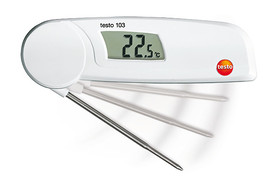 Penetration probe thermometer foldable testo 103
