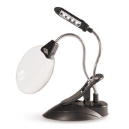 Pocket illuminated magnifying glass white-light LED, 12.5x, Hand-held  illuminated magnifiers, Magnifiers, Optical Instruments and Lamps, Labware