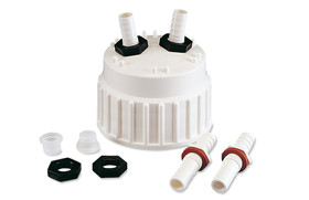 Dual tubing connector assembly sets, For hoses with inner Ø 6 mm
