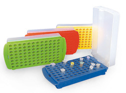 Reaction vial stands ROTILABO<sup>&reg;</sup> 2-in-1, blue, 5 unit(s)