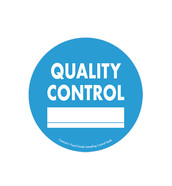 Étiquettes pour fermeture scellée avec système de contrôle métal détectable, QUALITY CONTROL