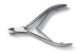 Nail forceps fine Stainless steel, 105 mm