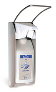 Soap and disinfectant dispenser plus With long arm lever, Suitable for: 1000 ml bottles, 92 x 225 x 340 mm