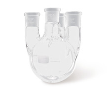 Four-necked round bottom flask Parallel side necks, 1000 ml, 29/32