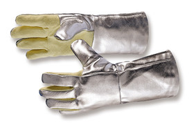 Heat-resistant gloves Aramid aluminium , Size: 10