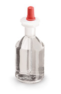 Dropper bottle with pipette Clear glass, 100 ml