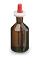 Dropper bottle with pipette Brown glass, 250 ml