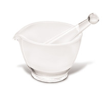 Mortiers ROTILABO<sup>&reg;</sup> avec pilon Surface de frottement rugueuse, 100 ml, Hauteur: 60 mm