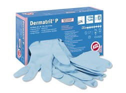 Gants à usage unique Dermatril<sup>&reg;</sup> P 743, Taille: 8