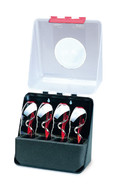 Glases box SEKUROKA<sup>&reg;</sup> for 4 safety glasses , colourless