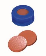 Snap ring caps ROTILABO<sup>&reg;</sup> ND11 soft version, Natural rubber orange red / TEF transparent