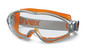 Wide-vision safety goggles ultrasonic, grey, black, 9302-285