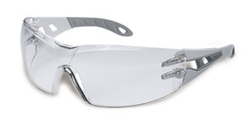 Safety glasses pheos, colourless, light grey, green, 9192-215