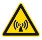 Warnzeichen nach ISO 7010 Einzeletikett, unvermittelt auftretendes lautes Geräusch, Seitenlänge 100 mm