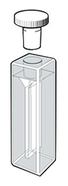 Glass cuvette ROTILABO<sup>&reg;</sup> Quartz glass with plugs, Micro, 0.7 ml