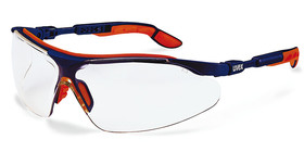 Schutzbrille i-vo, farblos, blau, orange