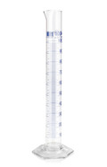 Measuring cylinders class A blue graduations, 100 ml