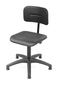 Office chair standard model PU foam, Rollers, 420 to 620 mm